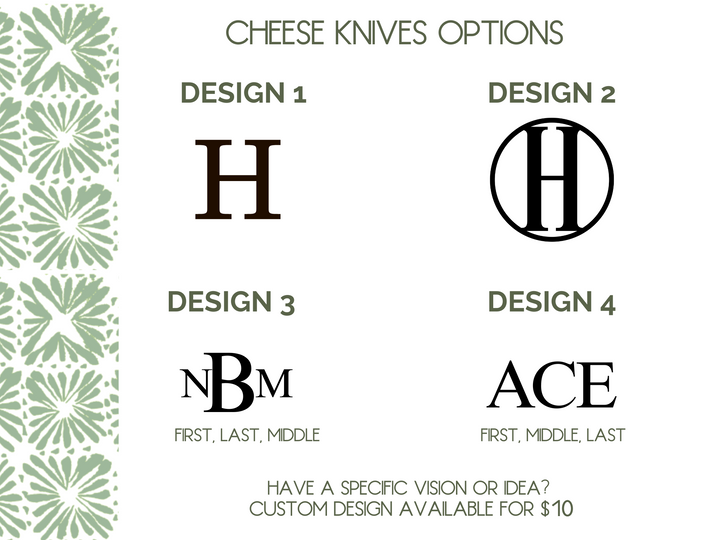 Acacia Cheese Knives - Set of 4