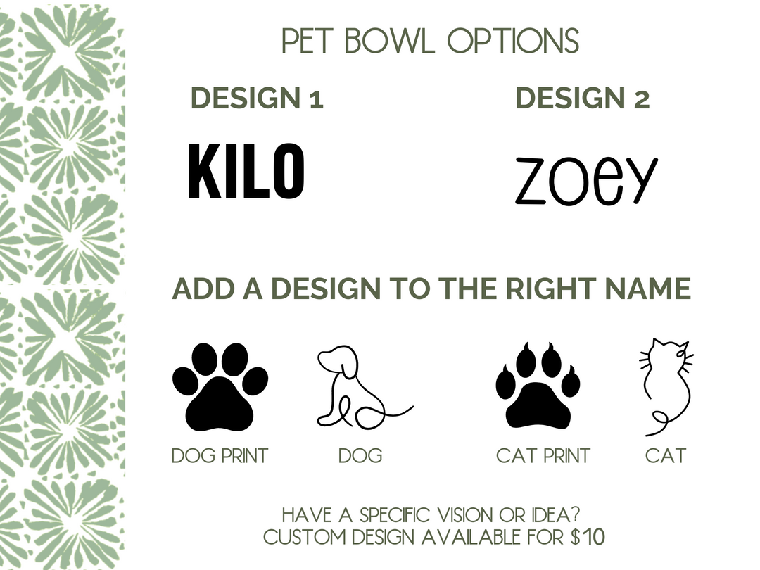 Personalized Pet Bowl